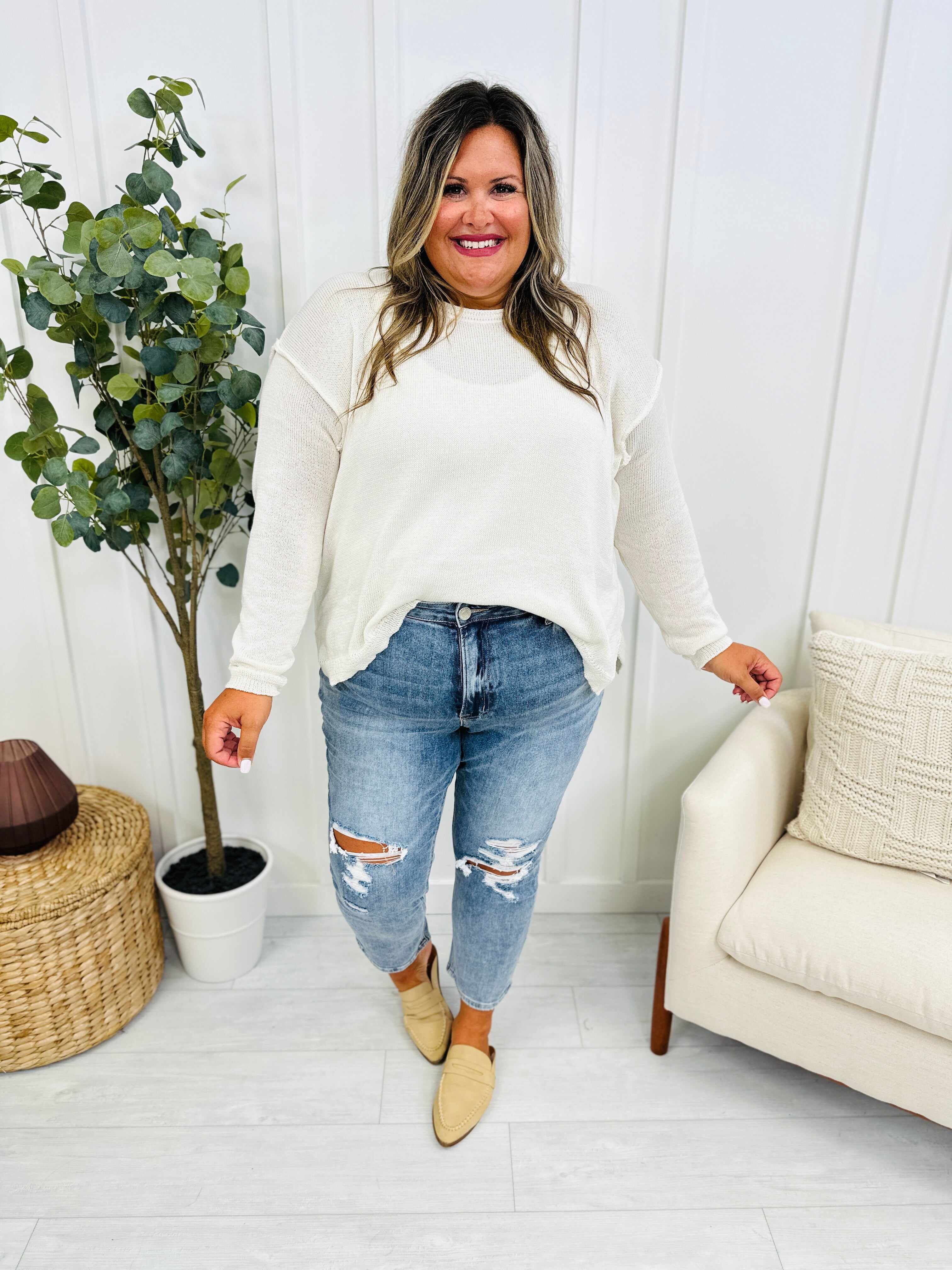 Lovervet REG/CURVY Don't Crop Me Cropped Straight Jeans