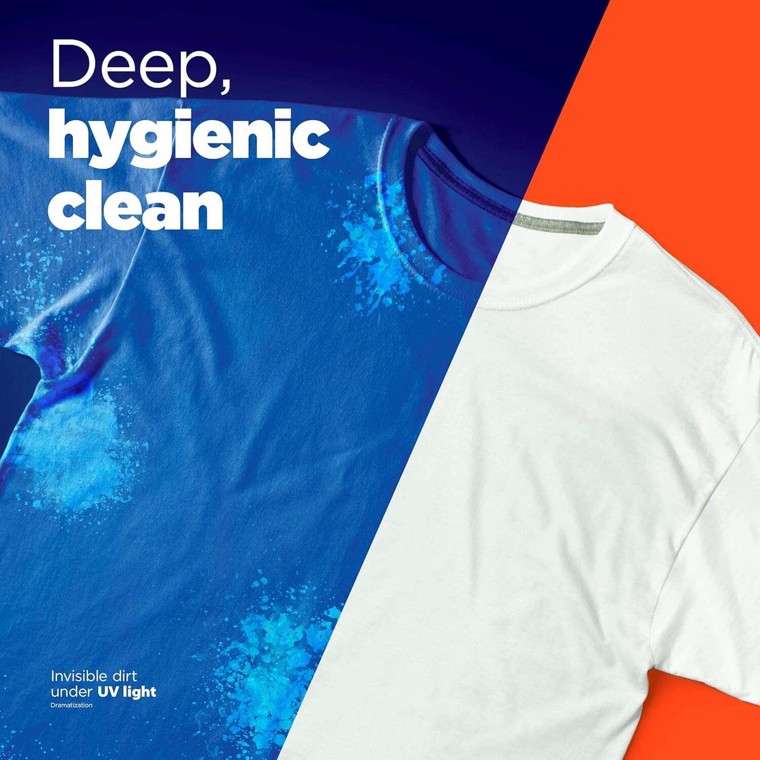 Tide Hygienic Clean Heavy Duty 10x Free Power PODS Laundry Detergent, 63 count, Unscented, For Visible and Invisible Dirt