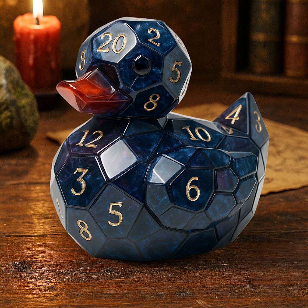D&D Dice Duck Figure