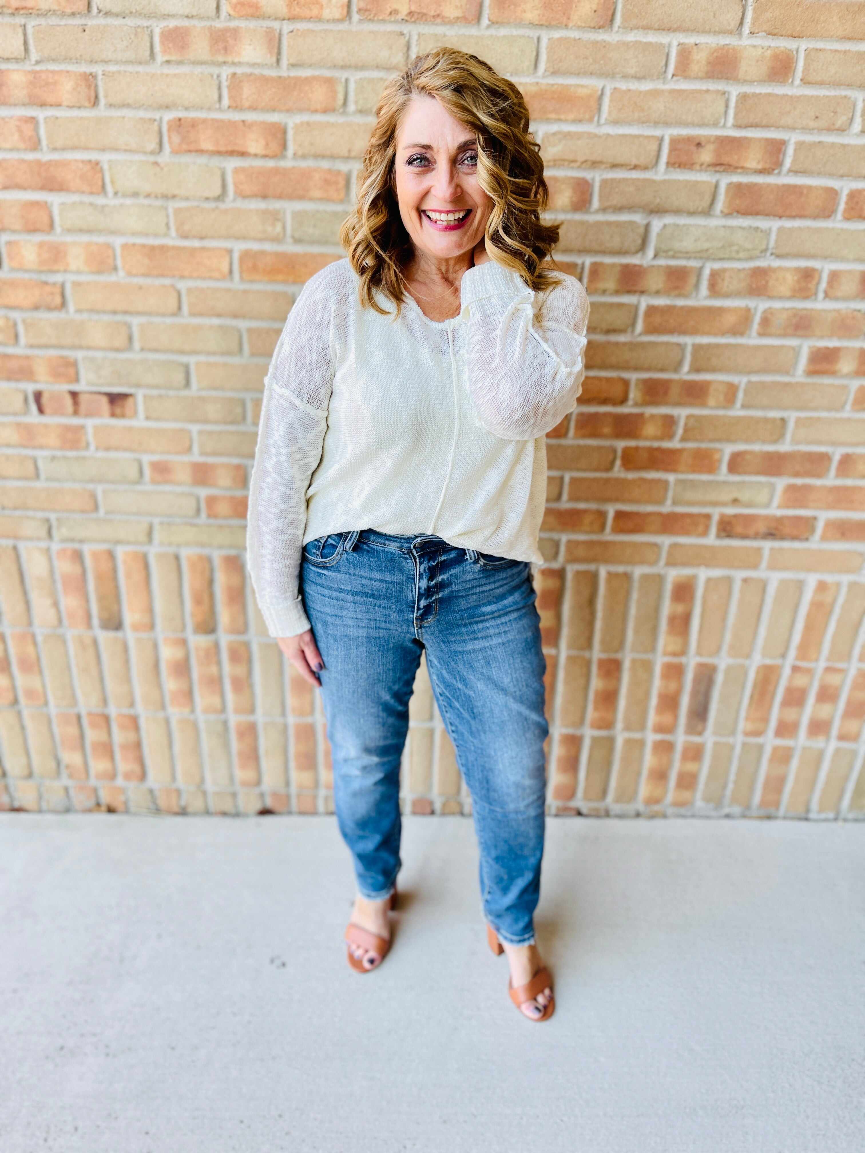 RESTOCK!  Plus/Reg Your Favorite Boyfriend Jeans