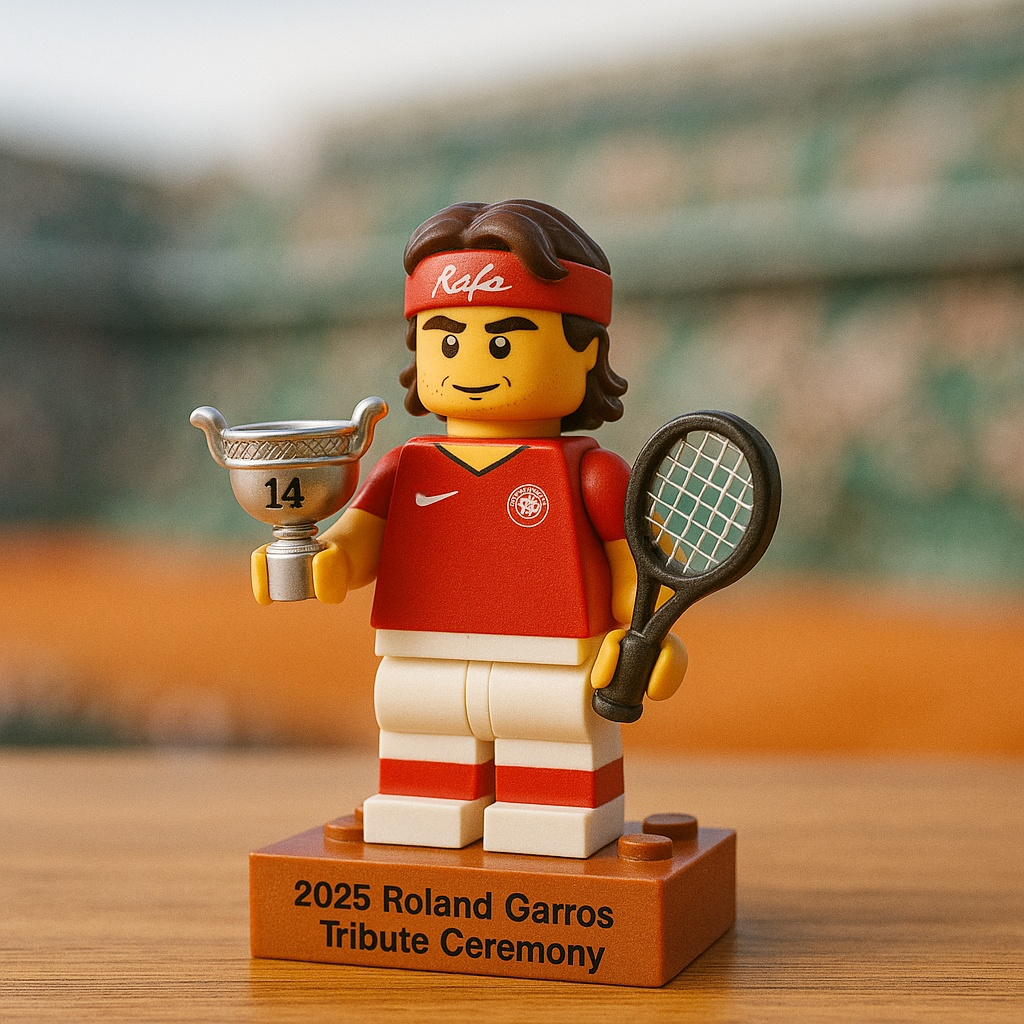 Rafael Nadal Retirement Tribute Minifigure