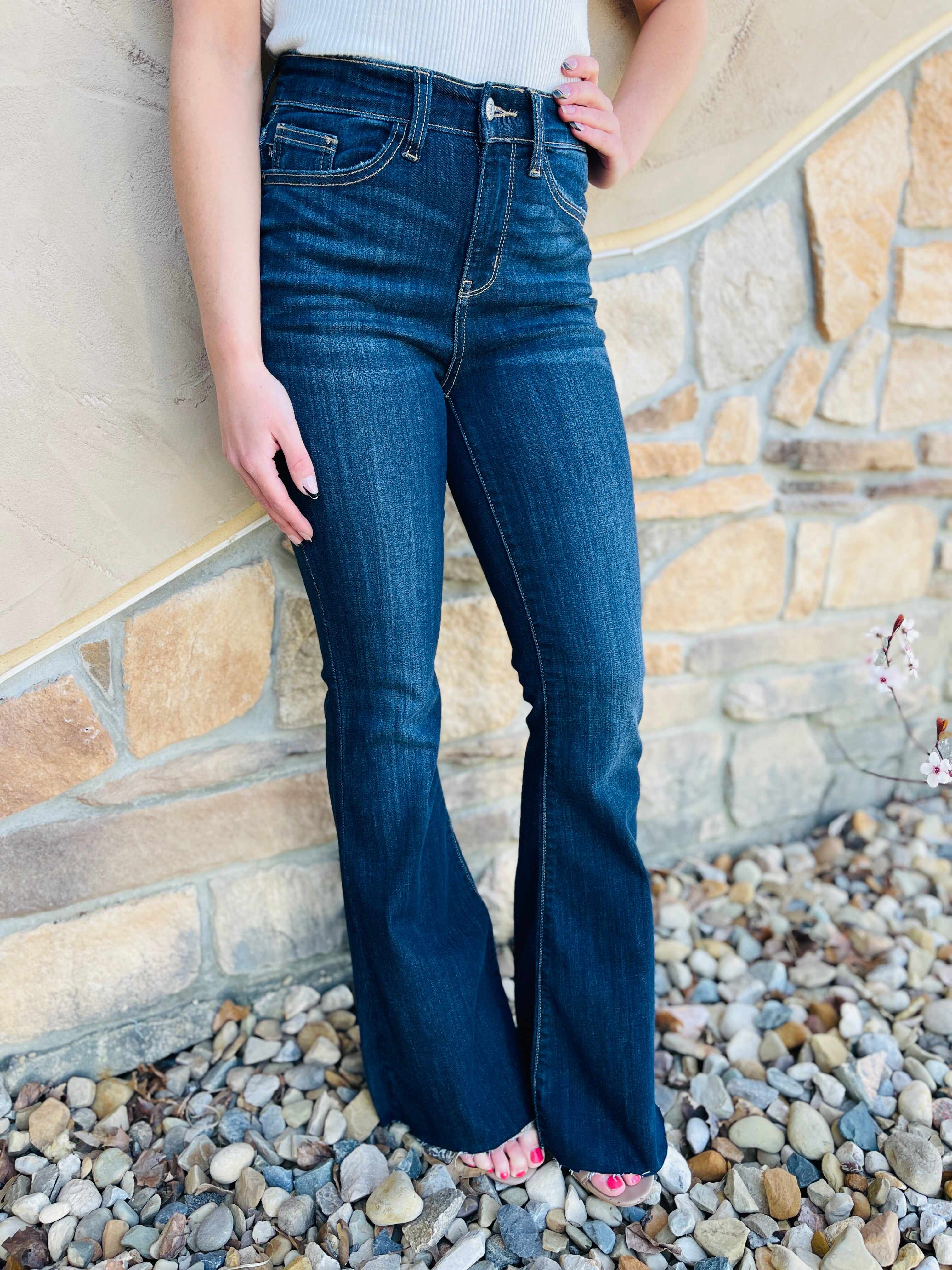 RESTOCK! REG/CURVY See Ya There Flare Jeans
