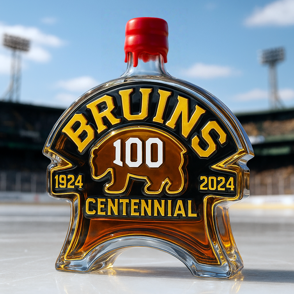 Boston Bruins Commemorative Whiskey Bottle