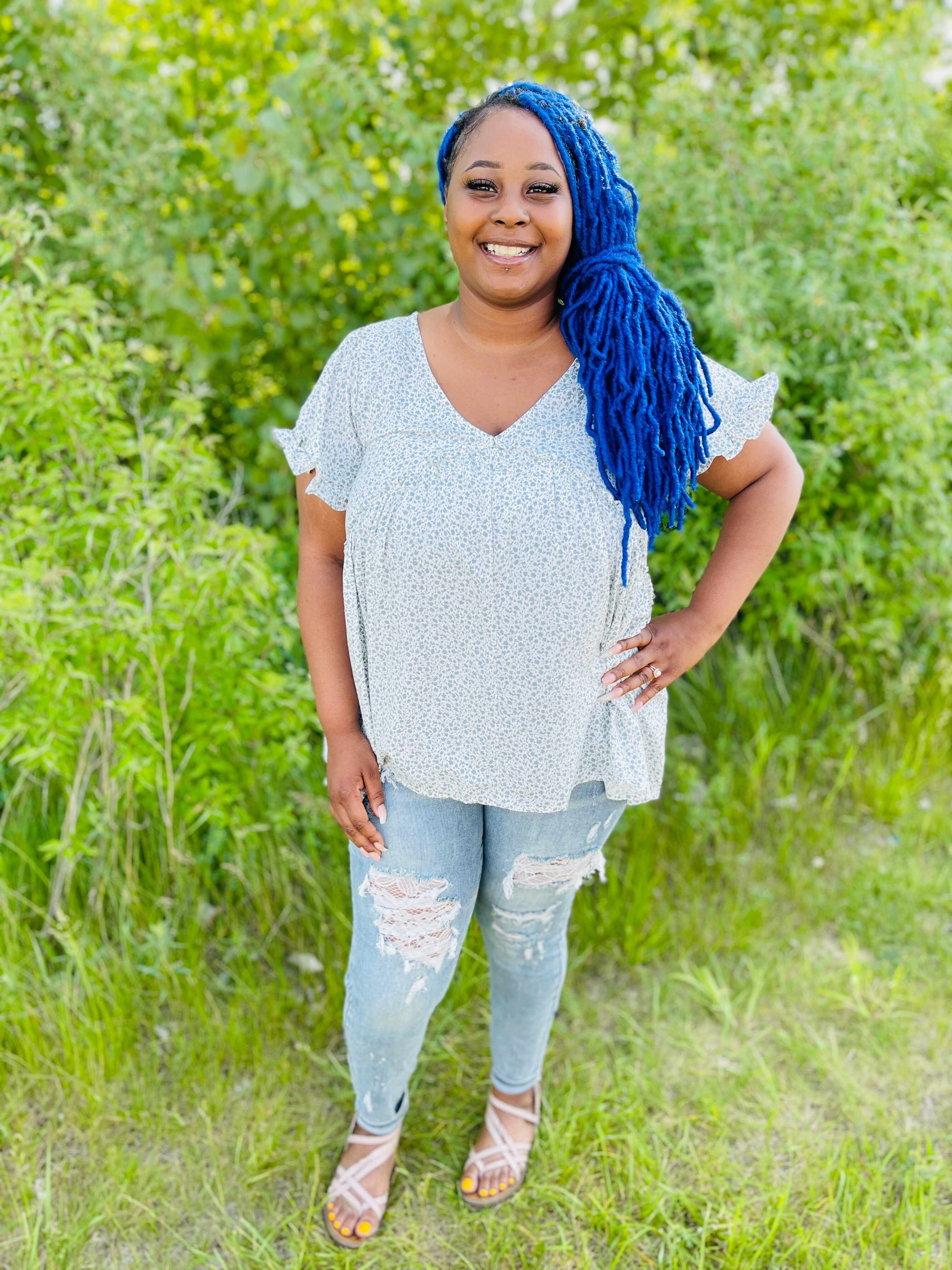 PLUS/REG All Laced Up Lace Patch Skinny Jeans