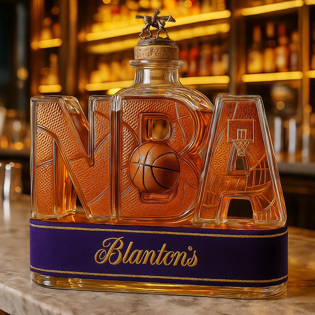 Basketball Association Whiskey Bottle