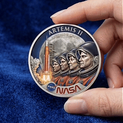 🌕 Back to the Moon! Artemis II Crew Commemorative Coin!