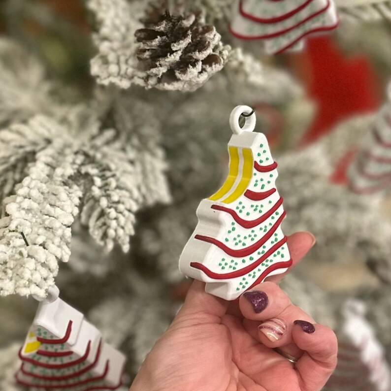 Christmas Tree Cake Ornaments Little Debbie