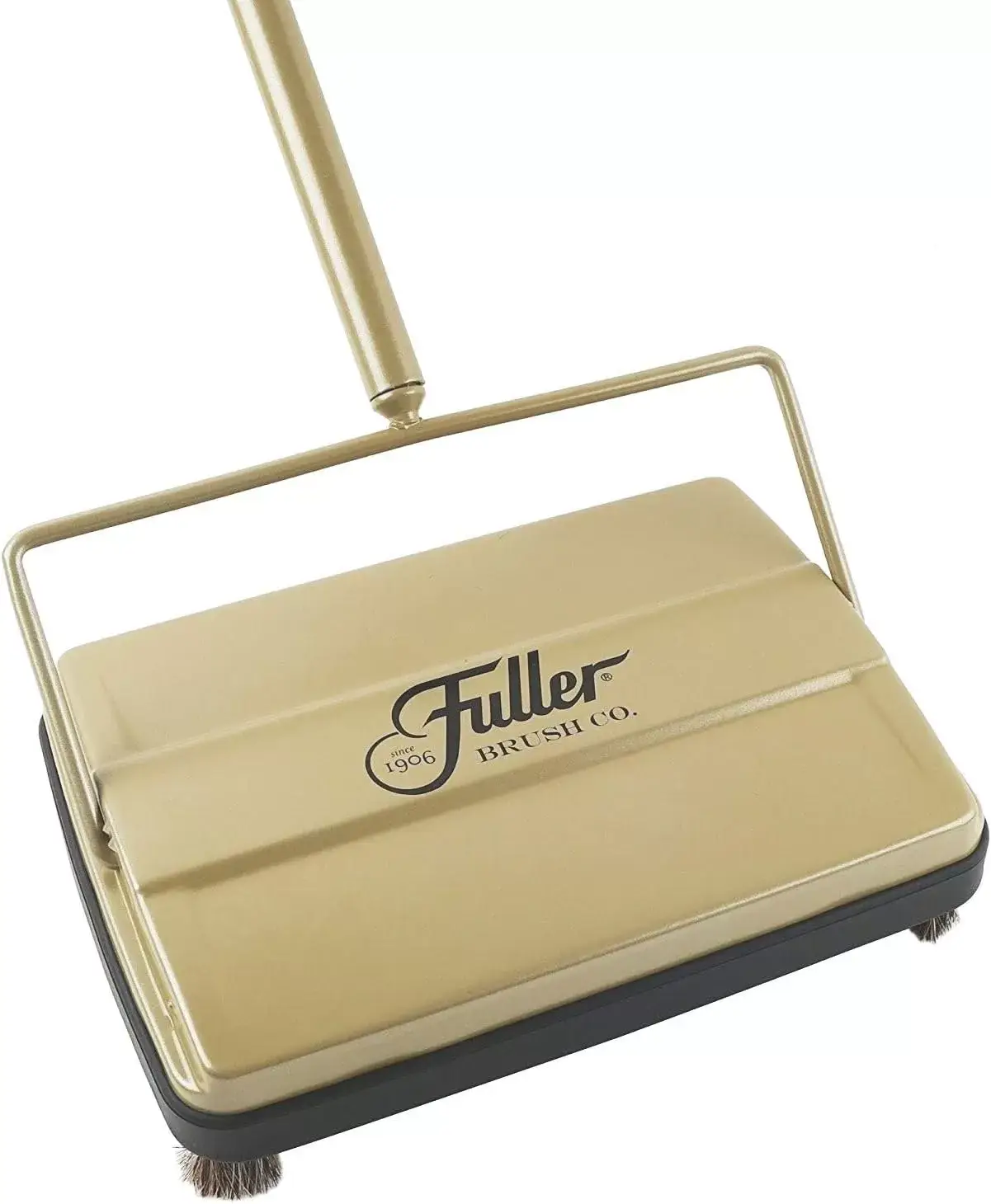 Fuller Brush 17027 Carpet & Floor Sweeper- Mini Stick Cleaner For Hardwood Surfaces, Wood Floors, Laminate, Tile- Small & Portable For The Home Or Office - Cleans Dust Pet Hair- Electrostatic & Silent