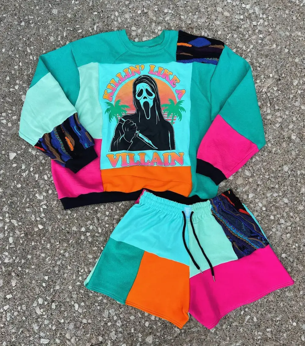 Halloween Casual Costume 2-Piece Set