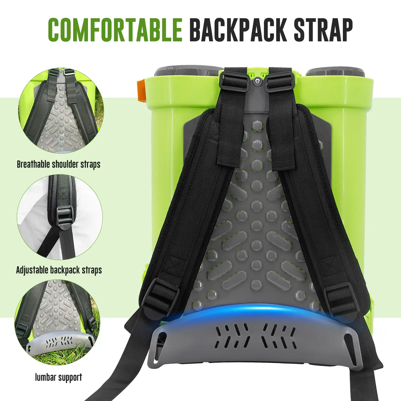 4 Gallon Battery Powered Backpack Sprayer