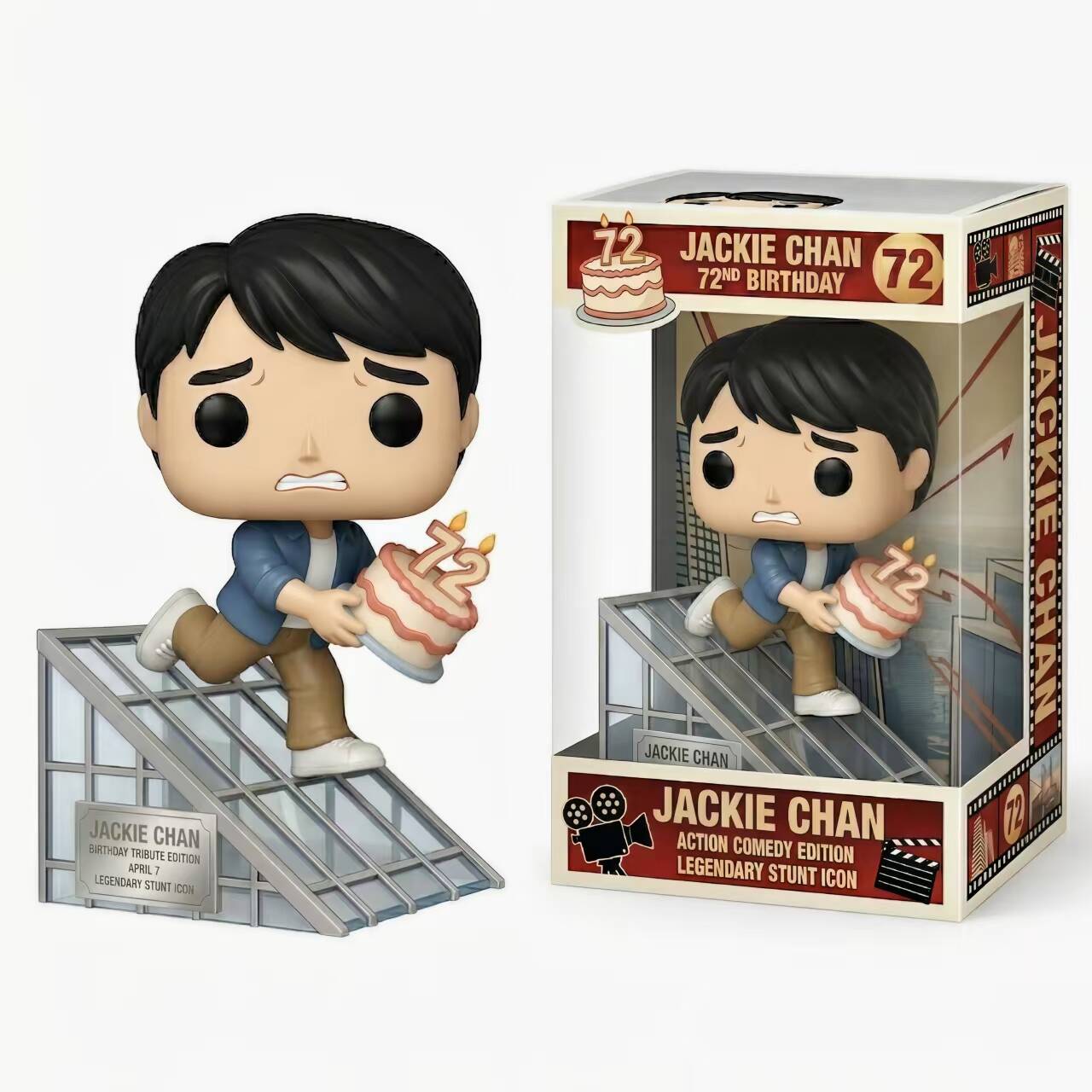 🎬 Jackie Chan: 72nd Birthday Stunt Icon – Collectible Figure 🎂