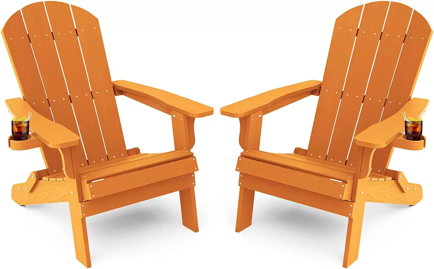 Adirondack Chair ,Patio Chairs 5 Steps Easy Installation,Widely Used in Outdoor, Fire Pit, Deck, Outside, Garden, Campfire Chairs