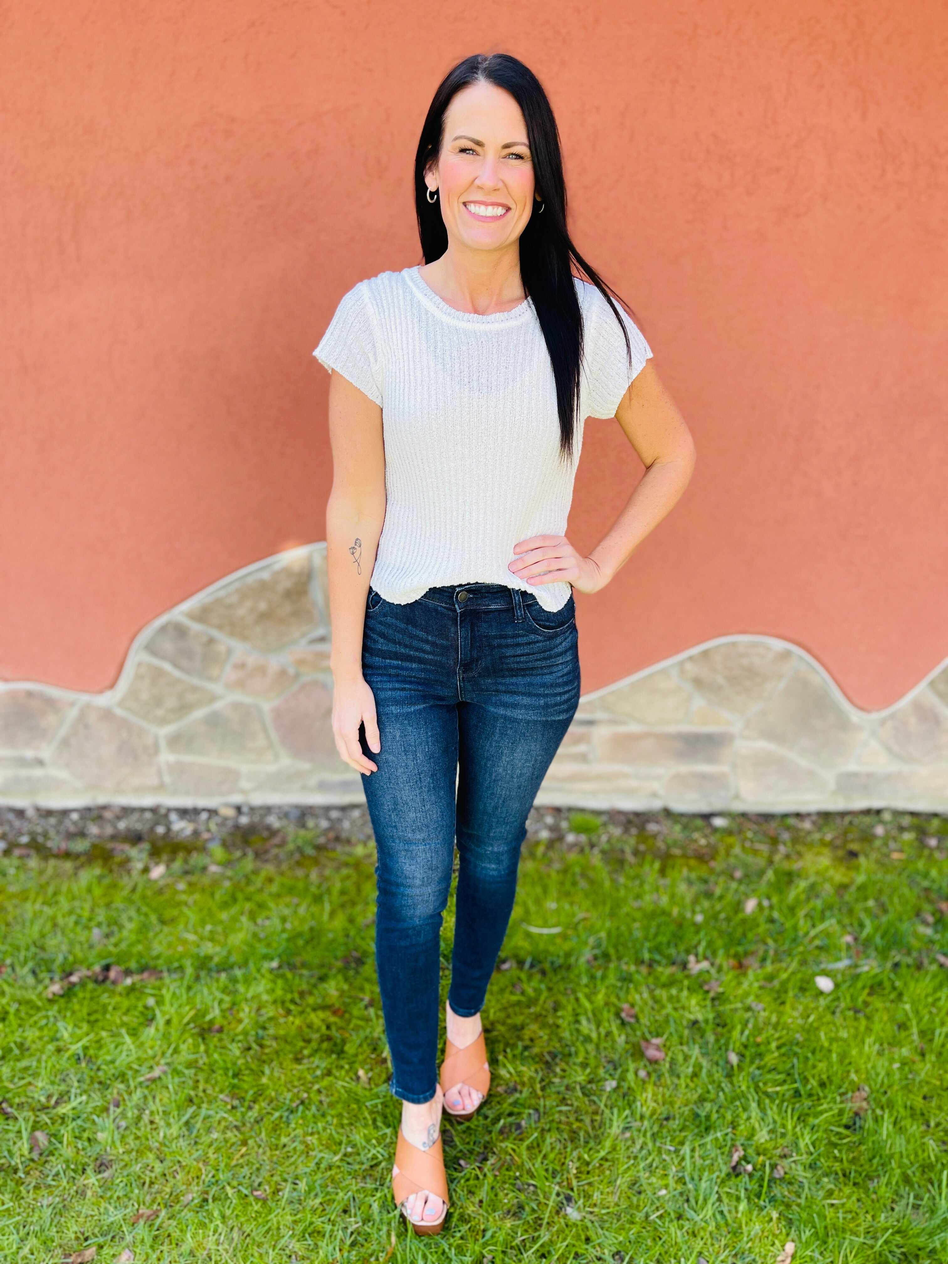 REG/CURVY Dreamland Midrise Skinny Jeans Best Selling