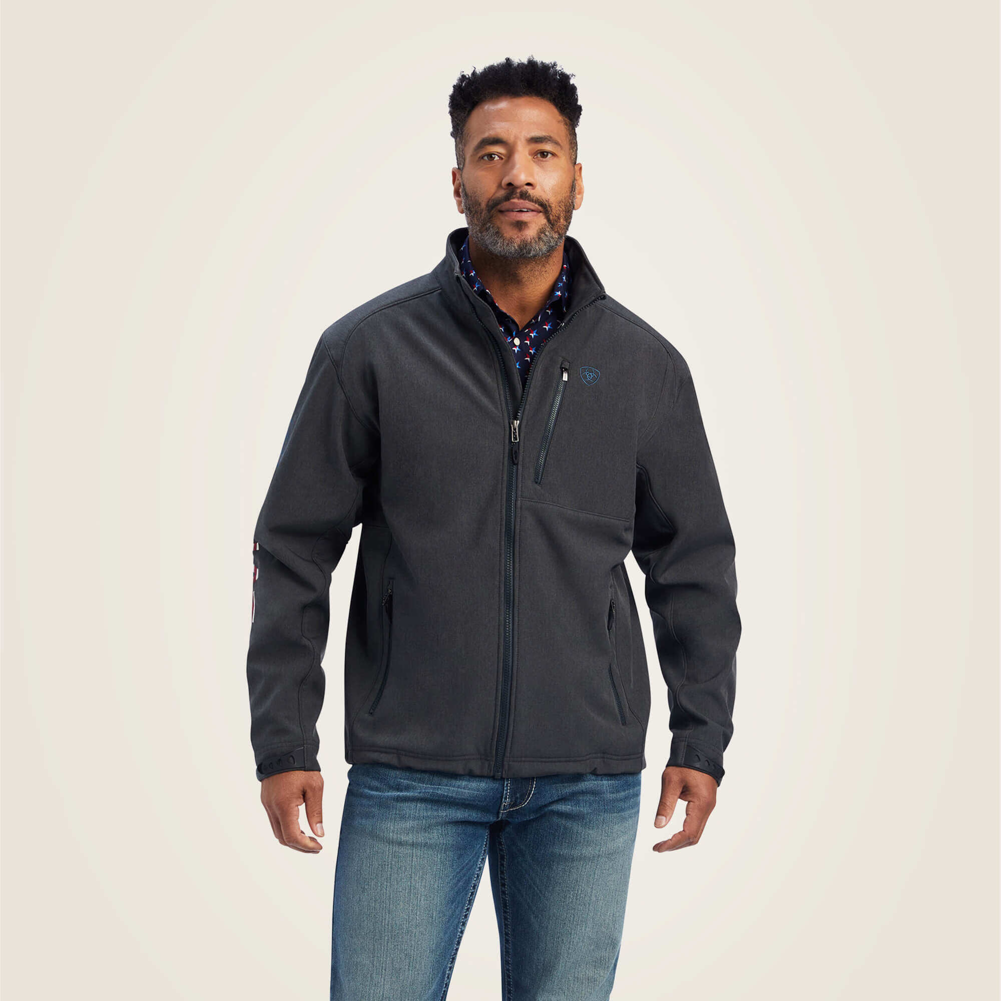 Logo 2.0 Patriot Softshell Water Resistant Jacket