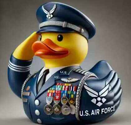 Cross-border New Arrival Cruise Duck Decorative Ornament, Nautical Duck Captain Art Gift