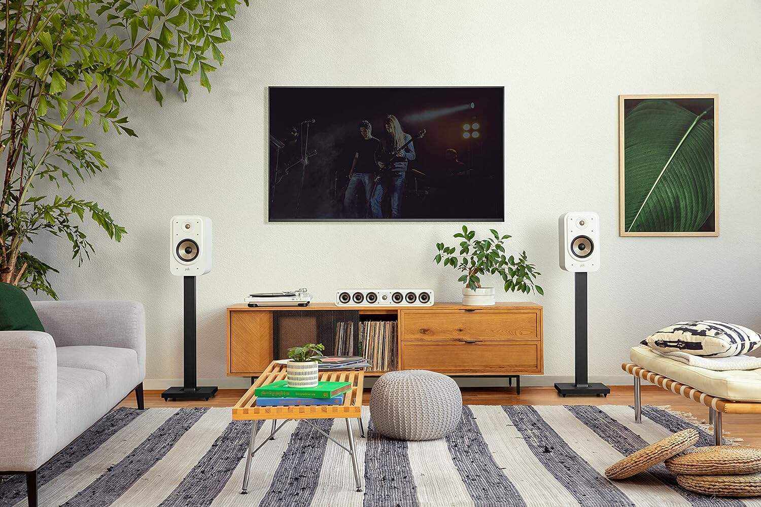 Polk Audio Signature Elite ES20 Bookshelf Speaker - Hi-Res Audio Certified,Dolby Atmos & DTS:X Compatible, 1