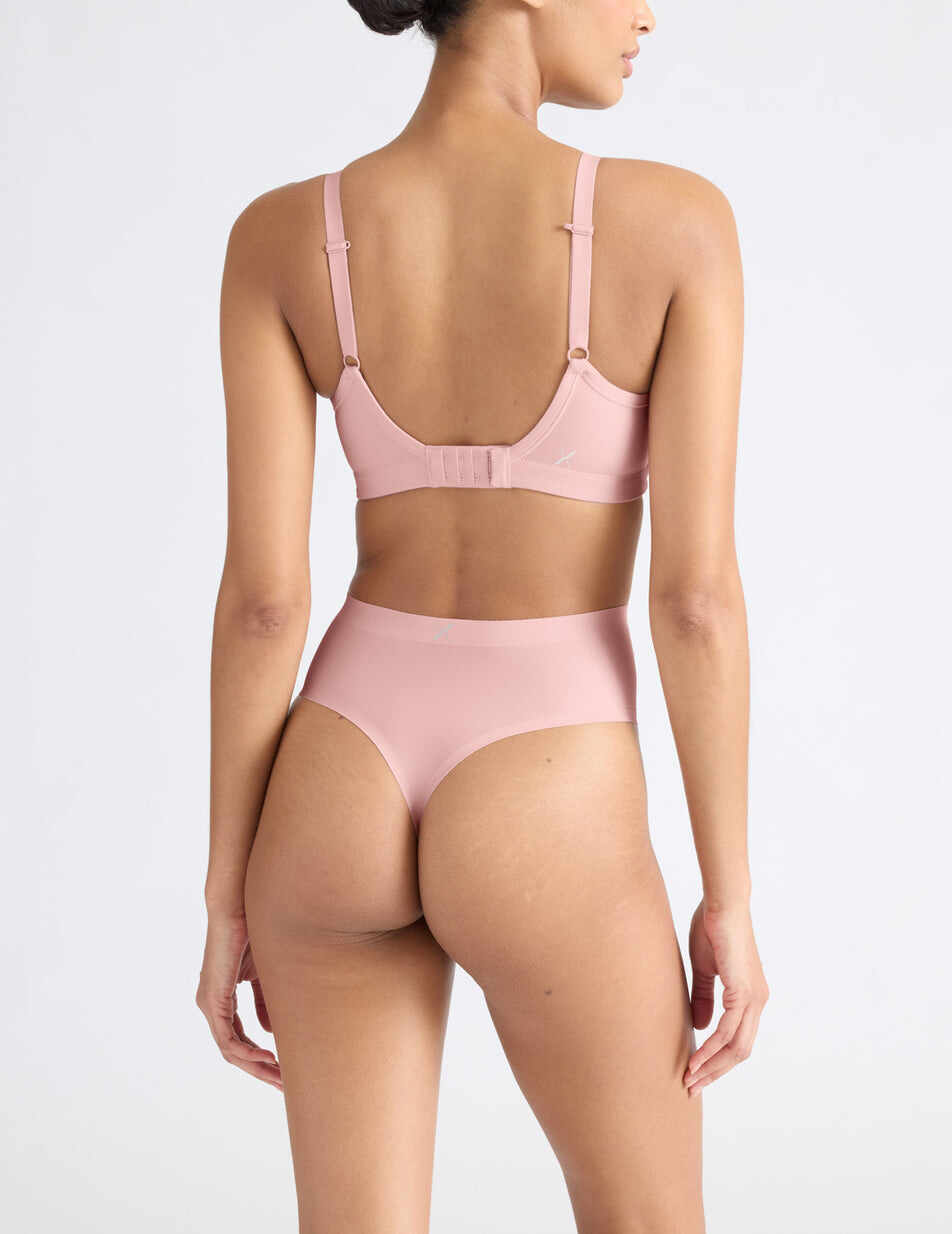 Light Leakproof No-Show High Rise Thong