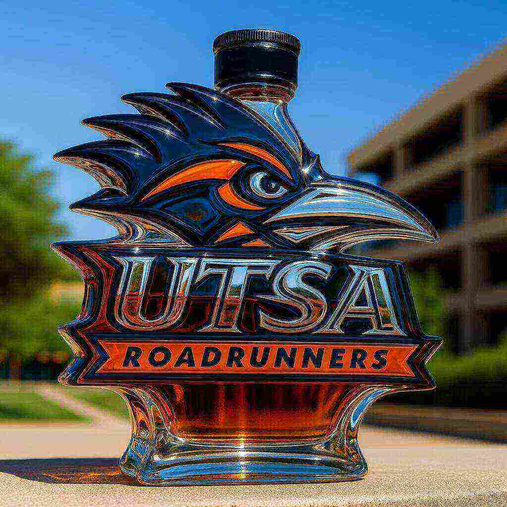 UTSA Roadrunners Whisky Bottle