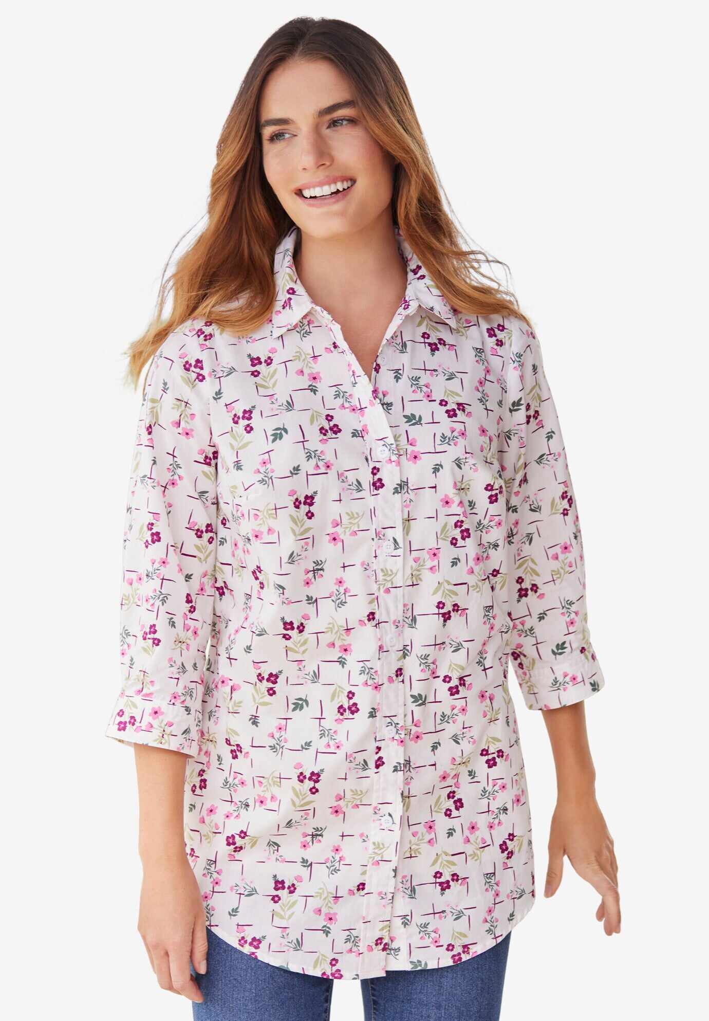 Perfect Three Quarter Sleeve Shirt
