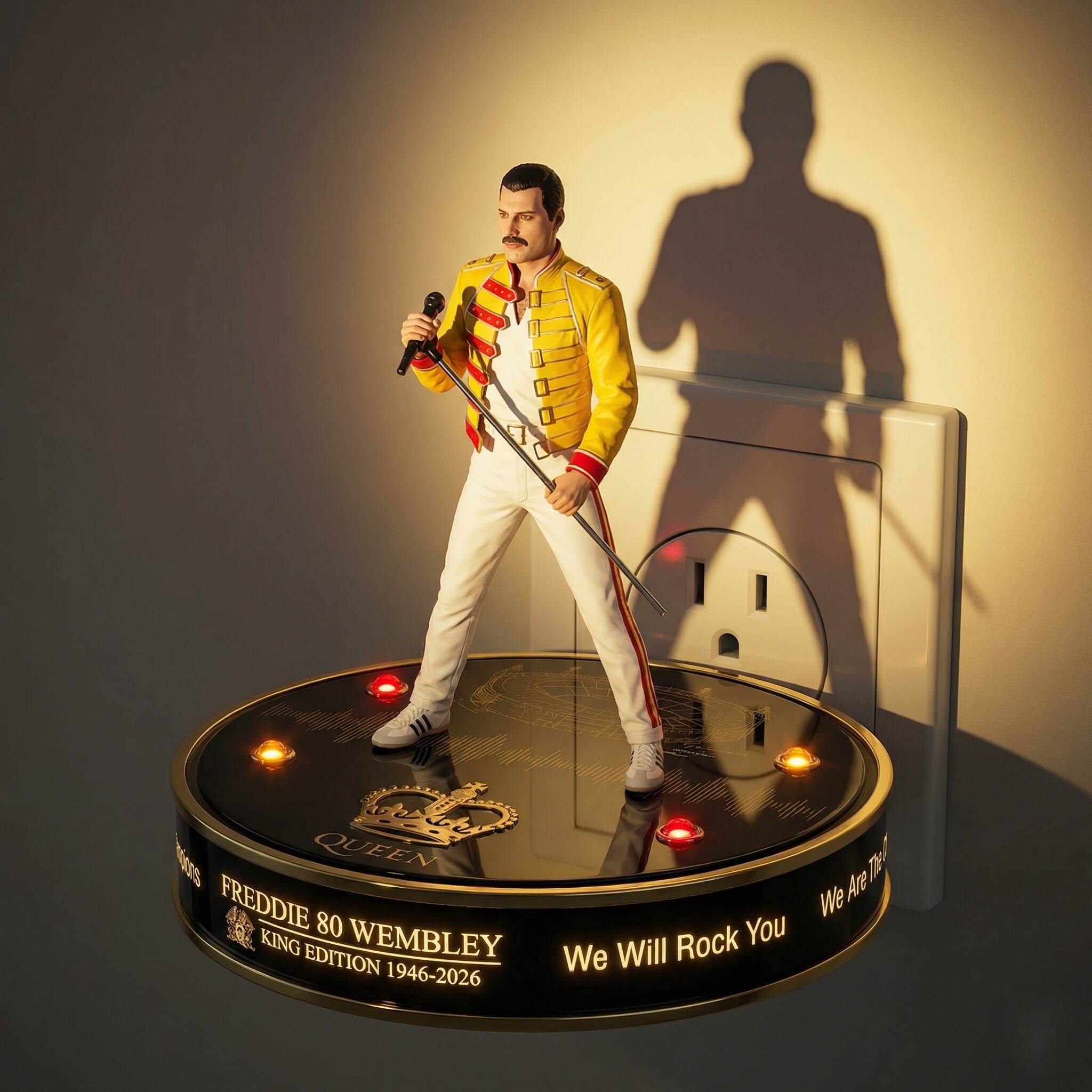Freddie Mercury 80th Anniversary Light Collector Edition