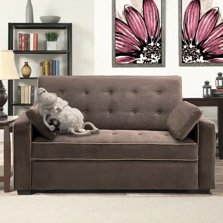 Serta Monroe Full Size Convertible Sleeper Sofa with Cushions