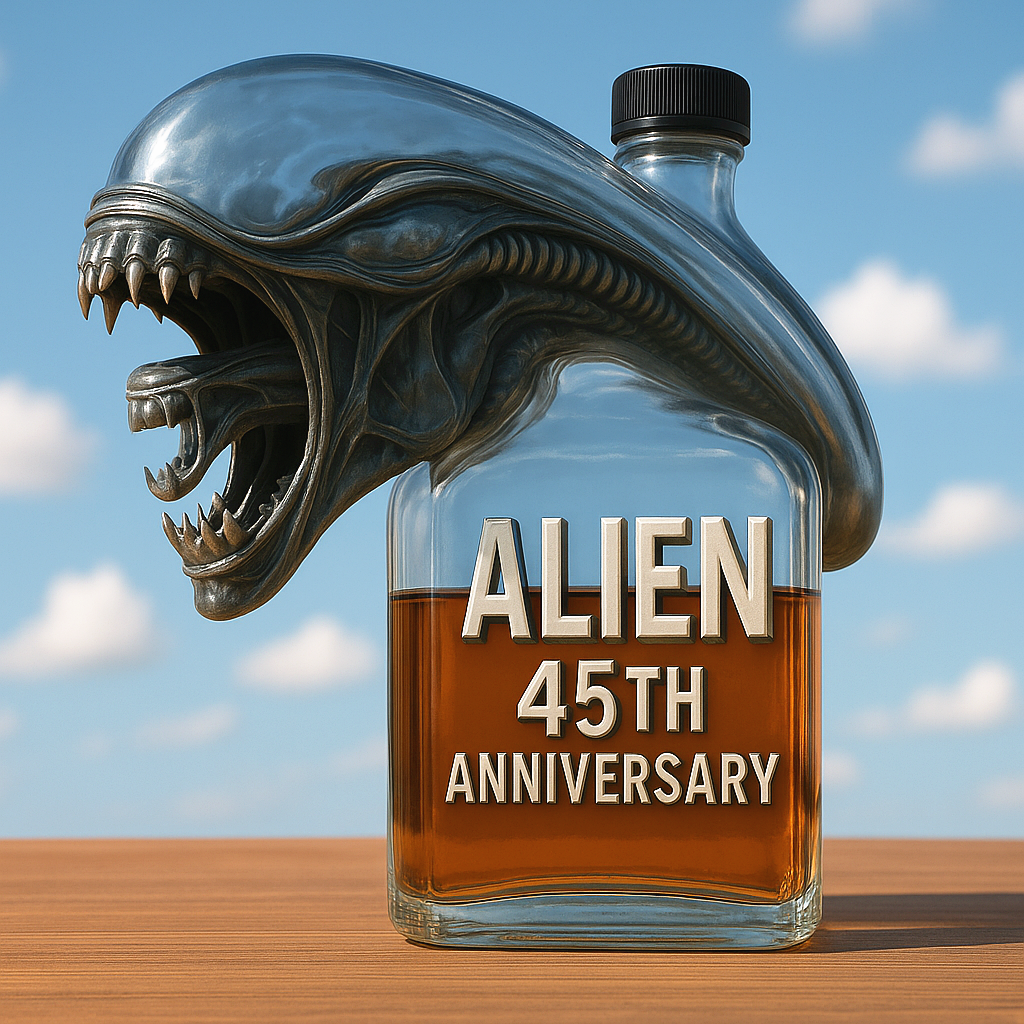 🥃Xenomorph 45th Anniversary Whisky Bottle