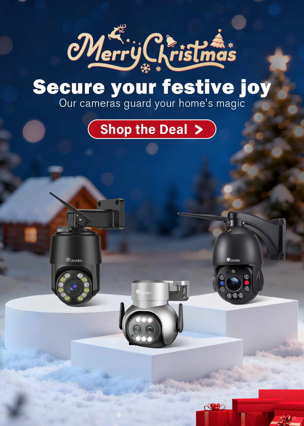 Ctronics Christmas Surprise Camera