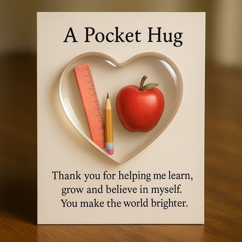 A Pocket Hug for Teacher