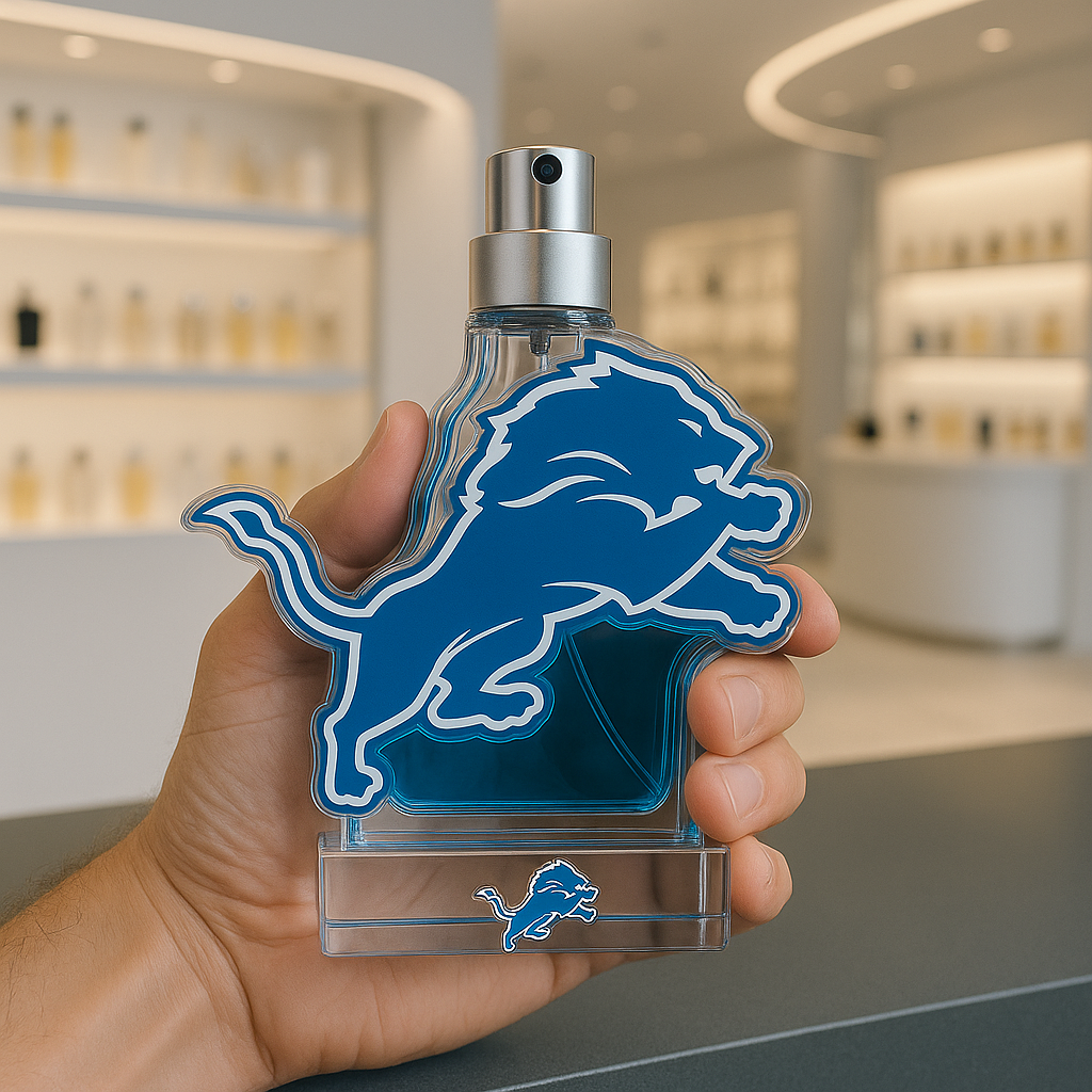 Detroit Lions Perfume Bottle