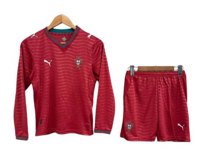 Portugal World Cup 2026 Home Kids Kit & Jersey + Shorts