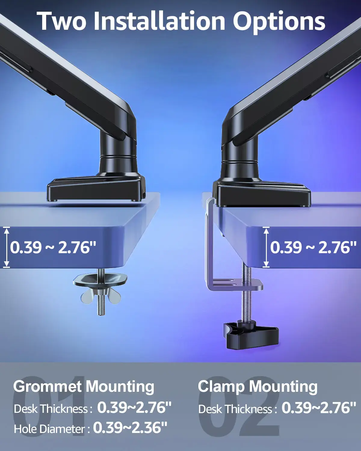 Dual Monitor Stand 13-32