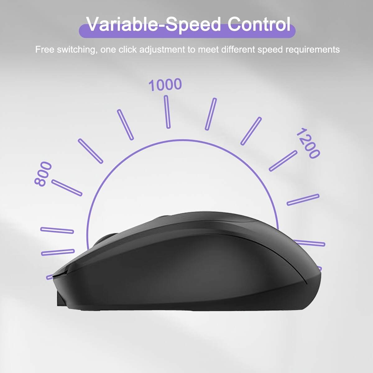 [Wireless Mouse] Rechargeable Ergonomic Wireless Mouse (BT & 2.4G) | Computer Cordless Mouse with USB Receiver for PC Mac Laptop