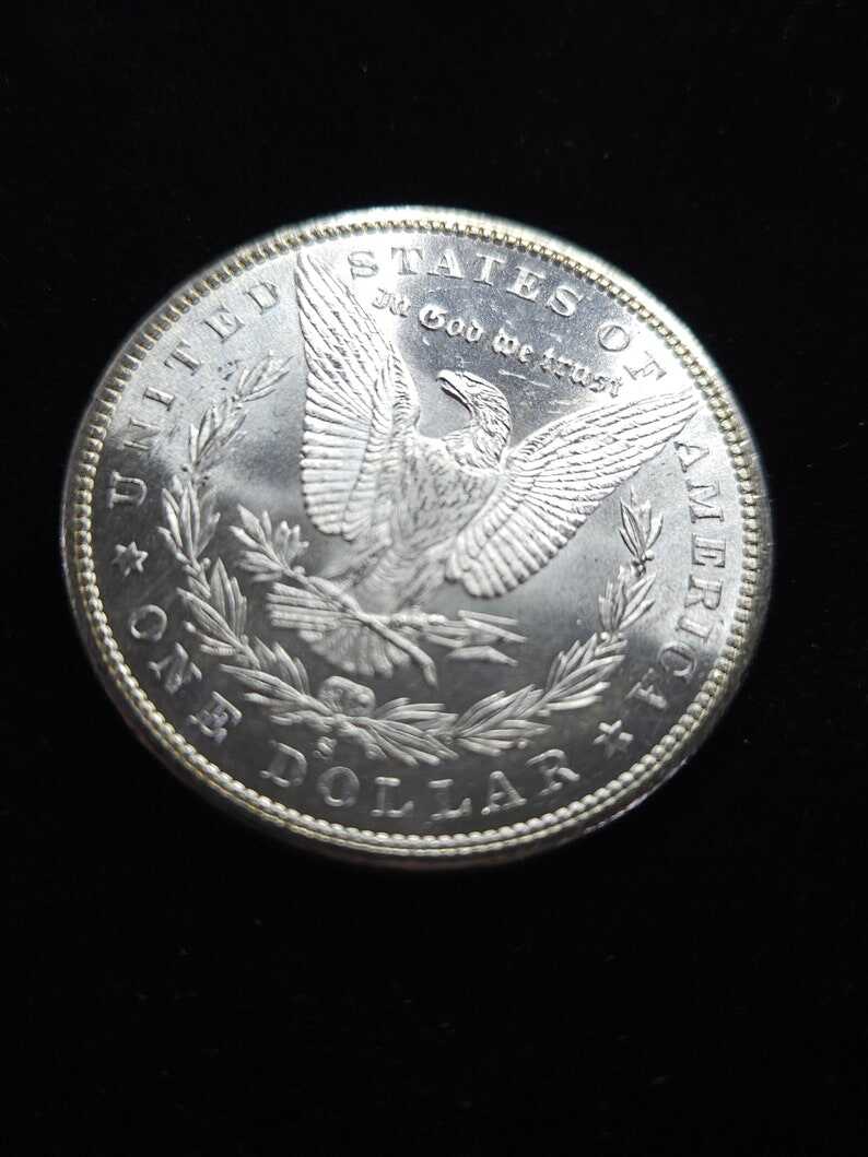 1880  S   Silver Morgan Dollar Gem Bu !!  Proof Like ! Regular 199     Lot # 799