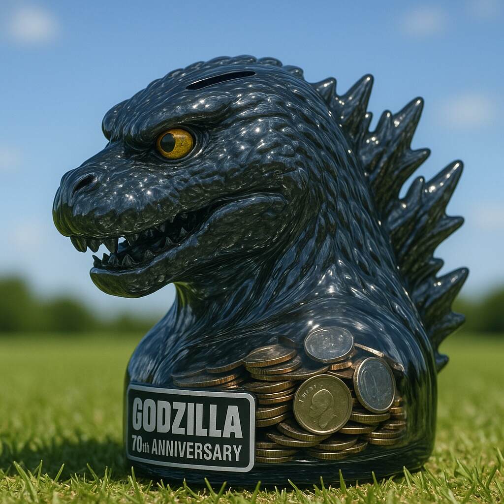 Godzilla 70th Anniversary Coin Bank