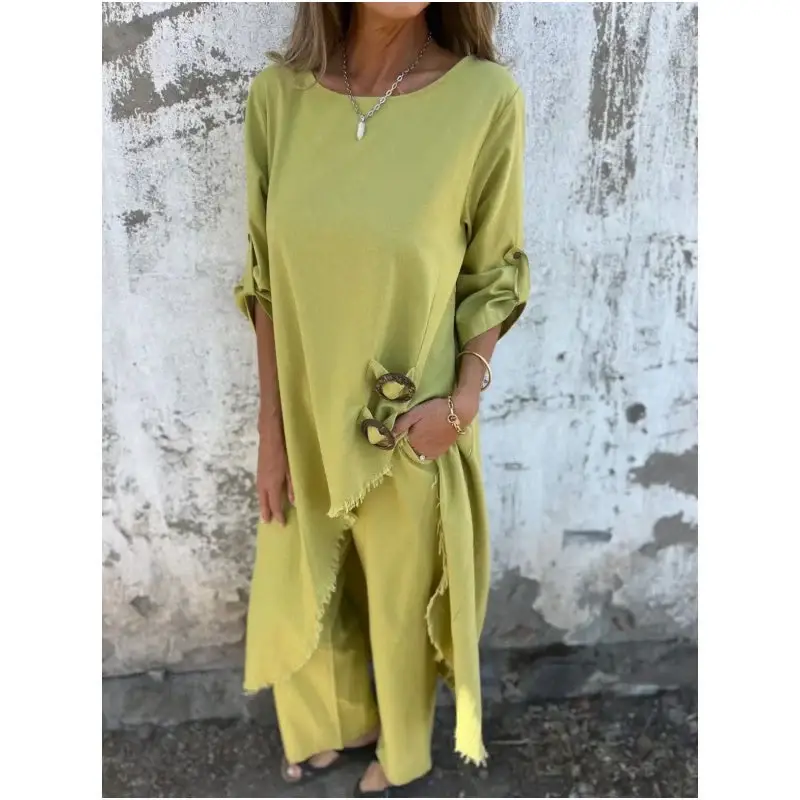 🔥Summer Arrivals🌟🎉2026 Women's Irregular Dress and Loose Fit Pants