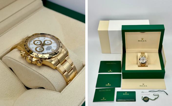 NEW 2025 Rolex Daytona 40mm 126508 18K Yellow Gold White Dial