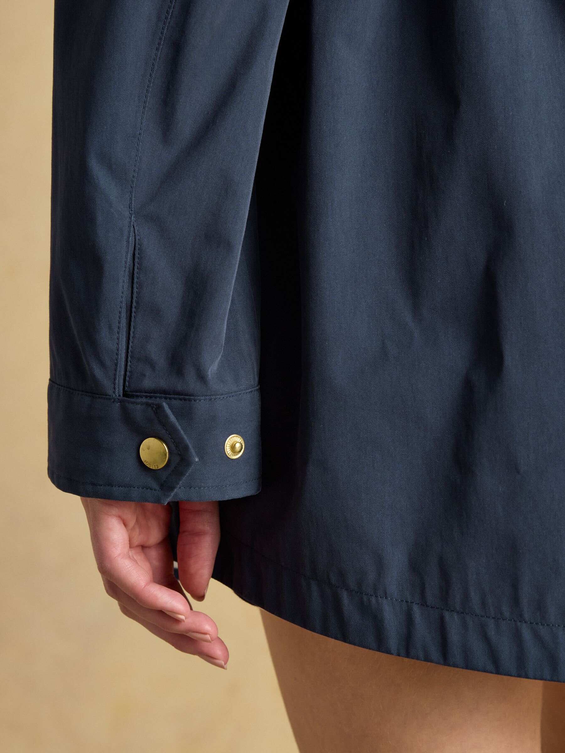 Portwell Beige Waterproof Raincoat With Hood