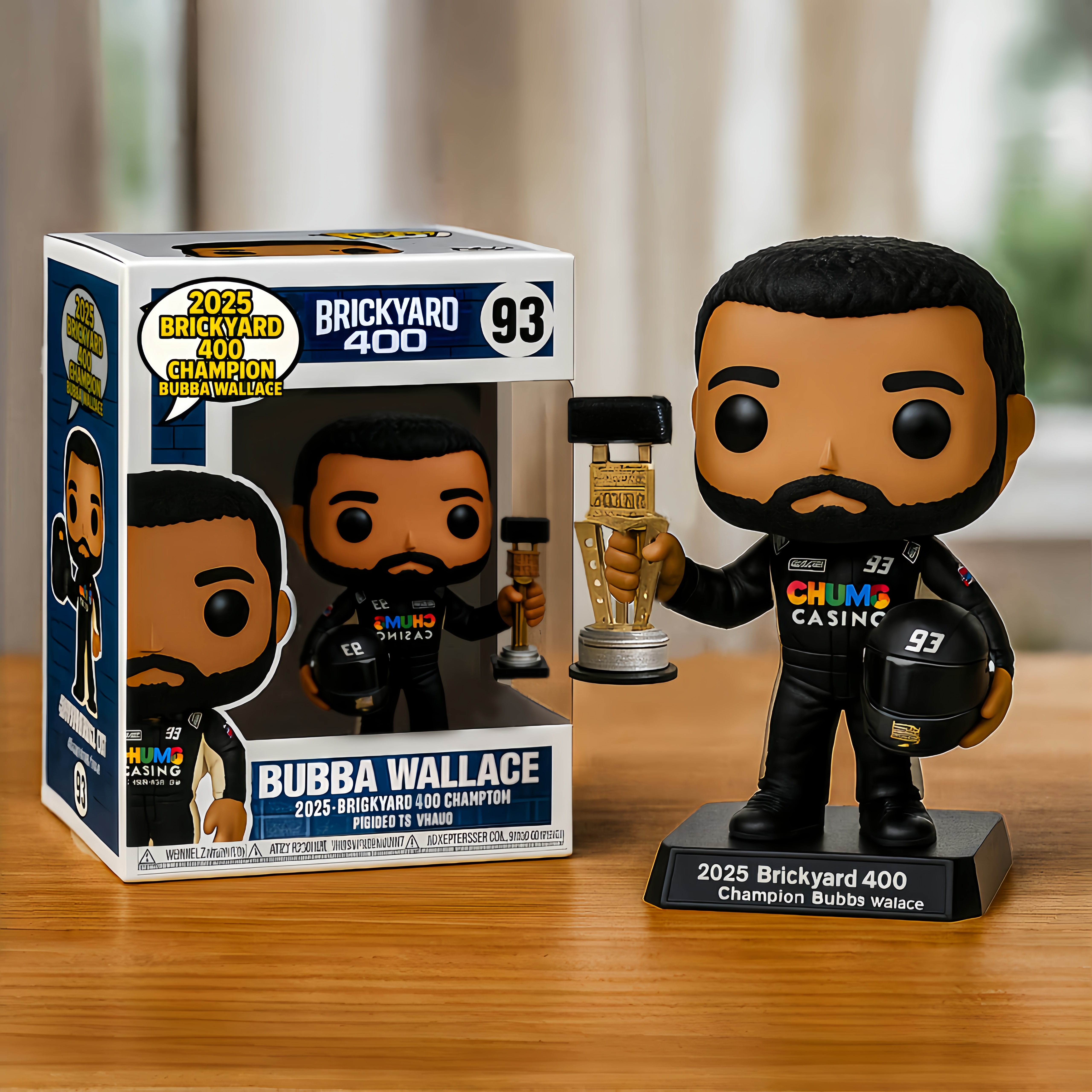 Bubba Wallace Cup Series victory Pop Figure!