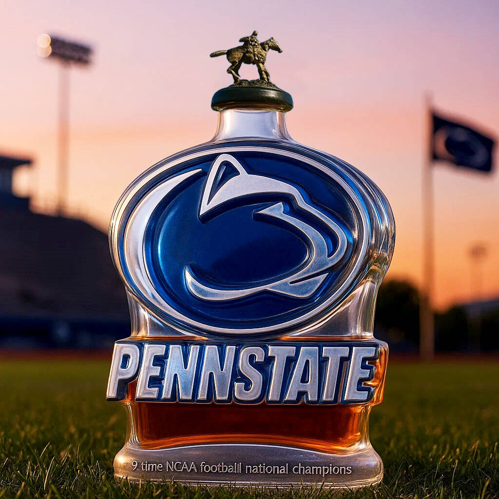 PENNSTATE Nittany Lions honor Whiskey Bottle