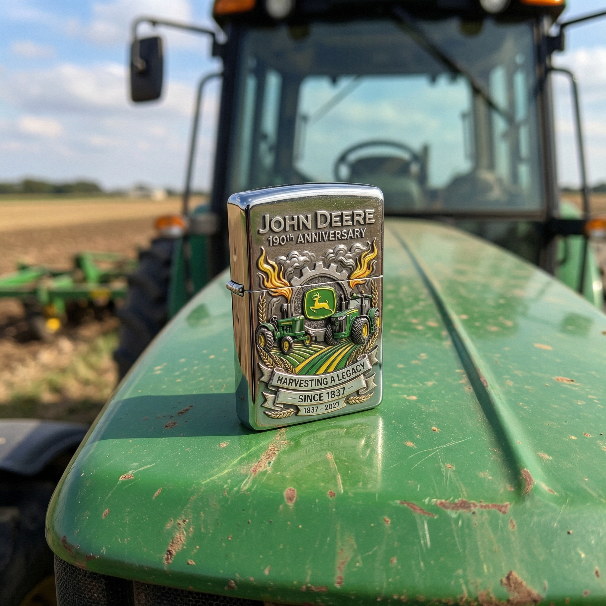 🚜 John Deere 190th Anniversary: Limited Edition Collector Lighter！
