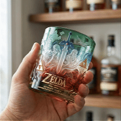 🥃 The Legend of Zelda – 40th Anniversary Whiskey Glass