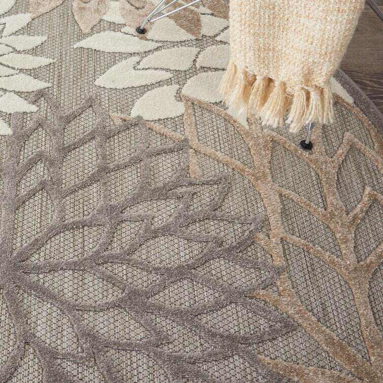 Miraloma Green/Red/Orange Indoor/Outdoor Rug