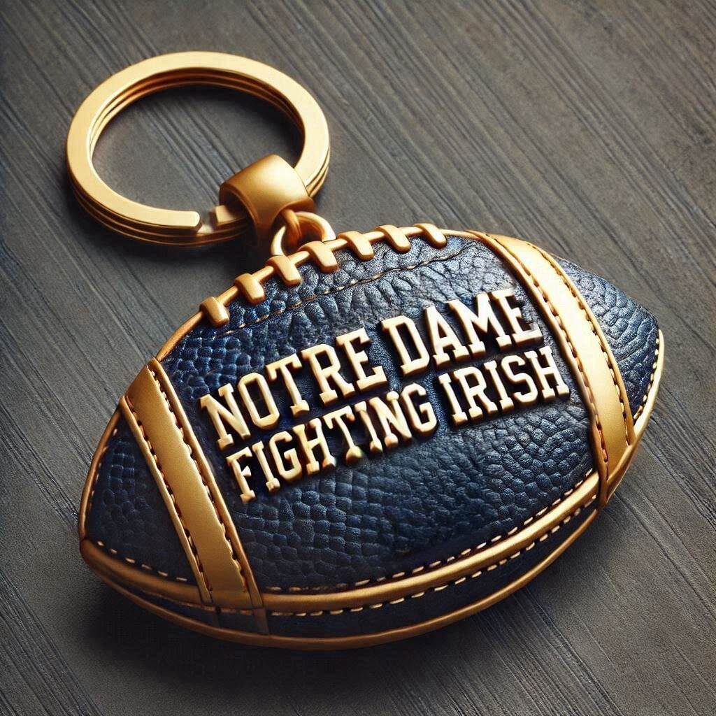 College Football Keychain