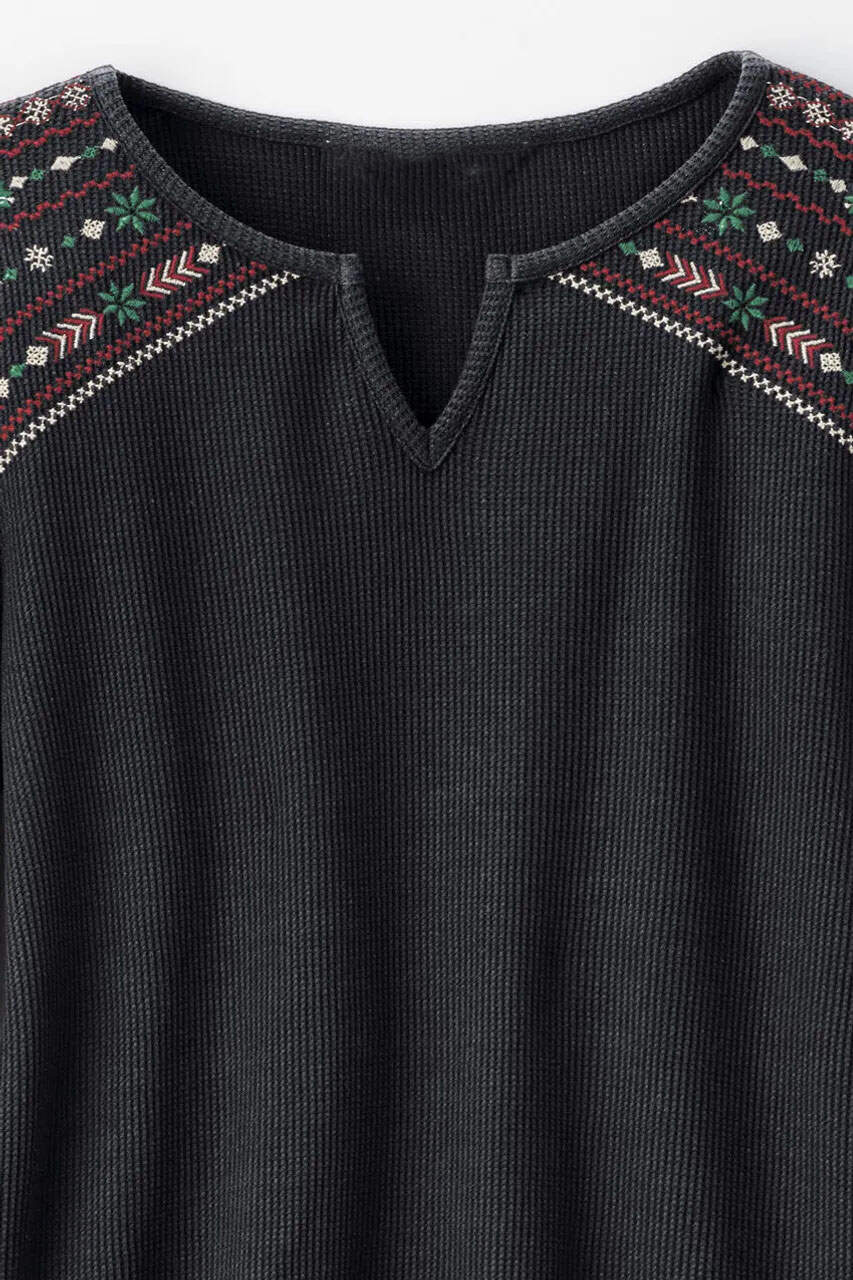 Wintertide Waffle Tee