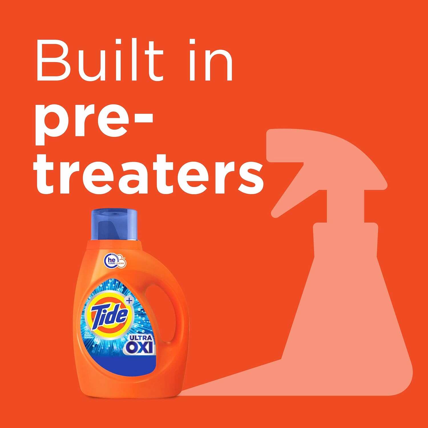 Tide Ultra Oxi Laundry Detergent Liquid Soap, High Efficiency (HE), 59 Loads, Blue, 84fl oz (Pack of 1)