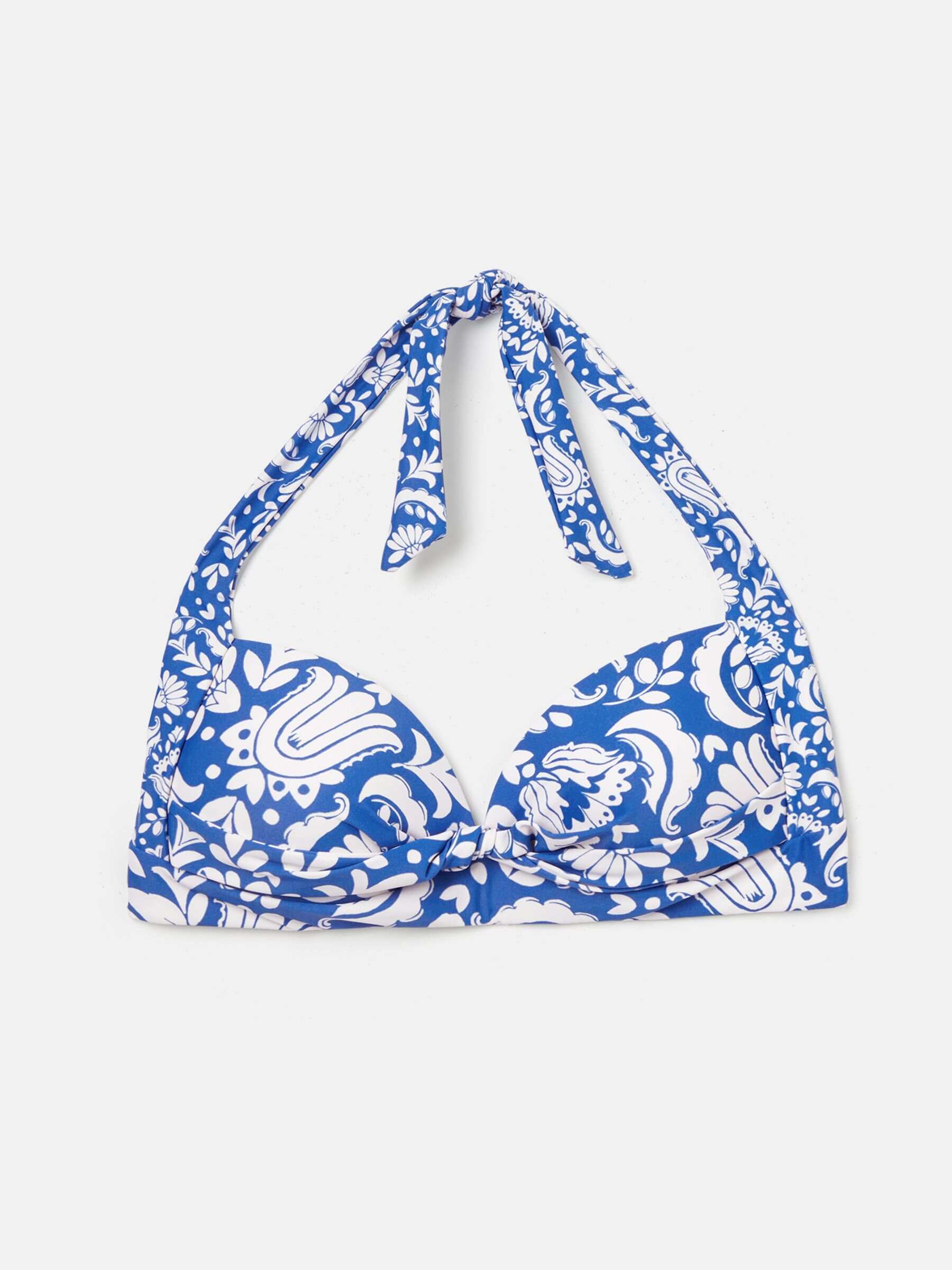 Jasmine Blue Mosaic Bikini Top