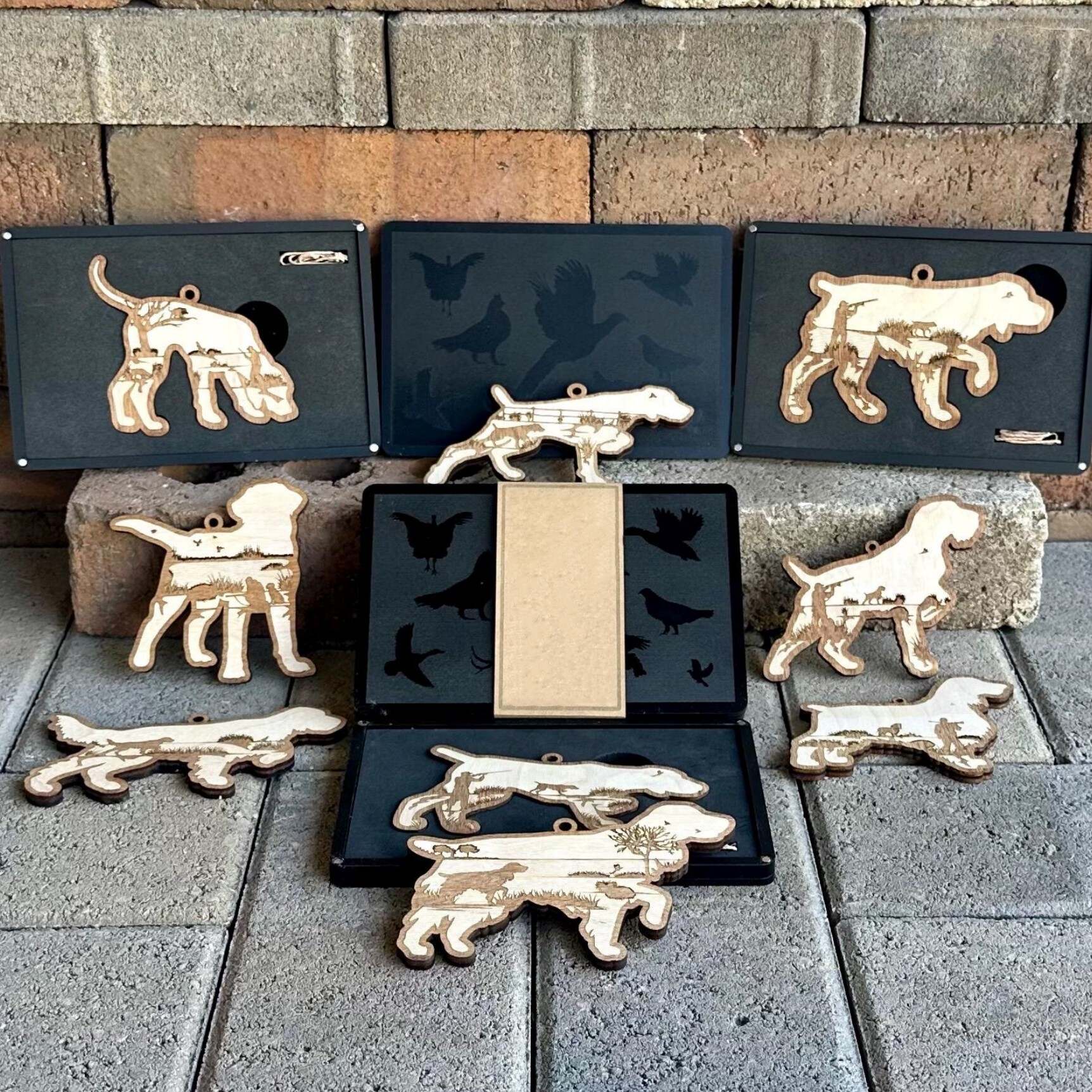 Hunting Dog Ornaments