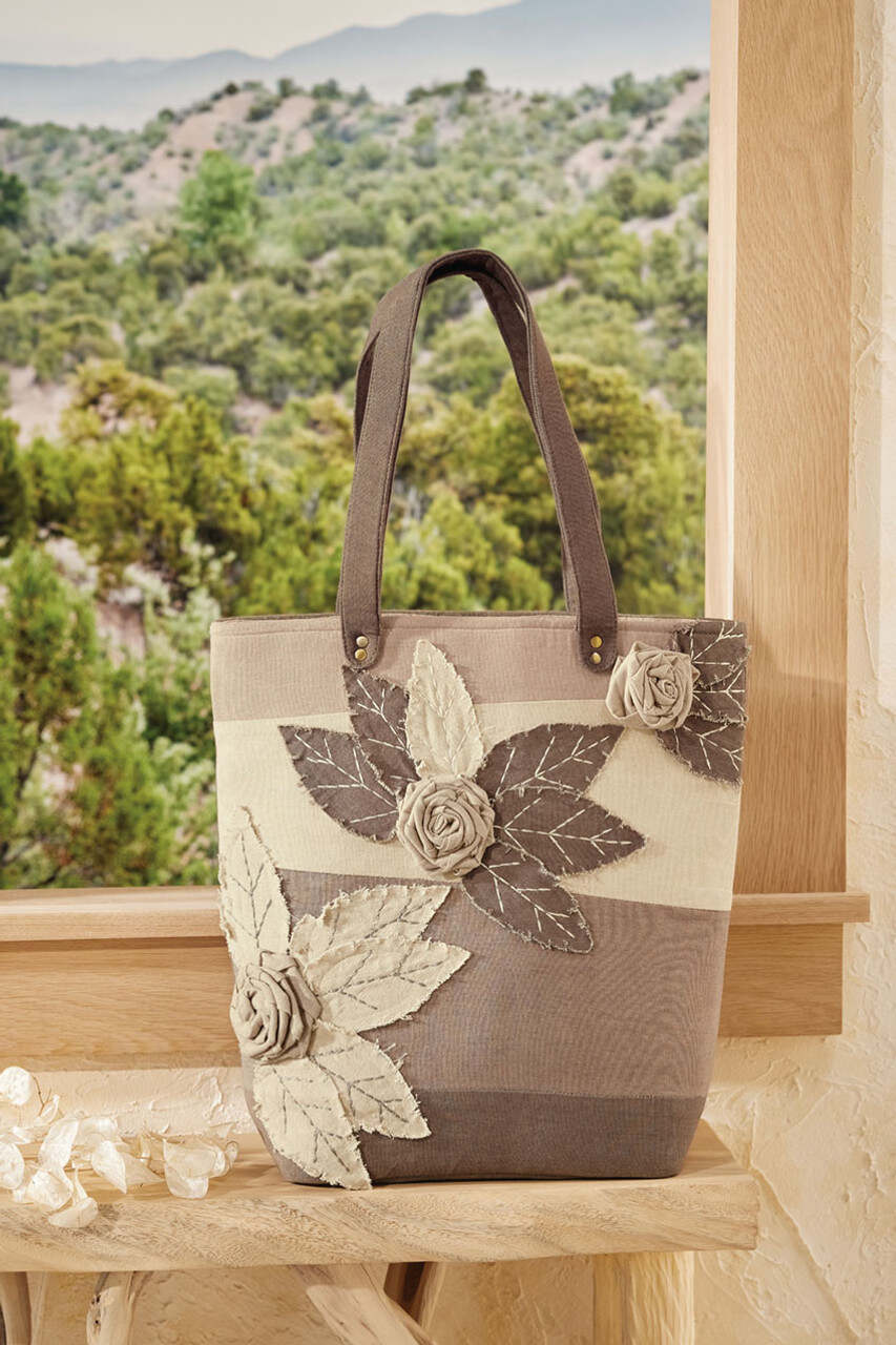 Gathered Flowers Tote