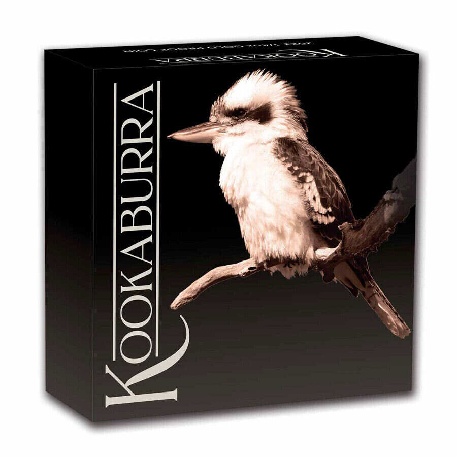 2023-P Australia 1/4 Oz Gold Kookaburra Proof - SKU#272754