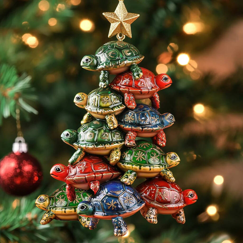 Turtley Merry Christmas Tree